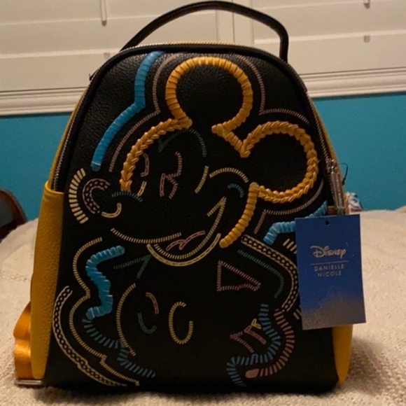 Danielle Nicole Handbags - Danielle Nicole Disney Mickey Whipstitch Backpack